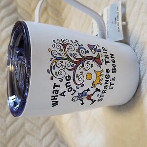 LIFE IS GOOD Strange Trip 18 ounce Stainless Travel Mug